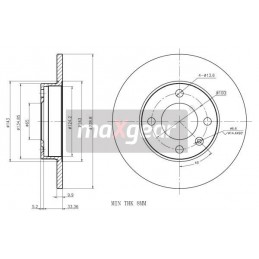 Bremsscheiben VW vorne 10MM...