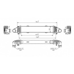 LADELUFTKÜHLER DB W204 07-...