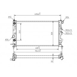 KÜHLER VECTRA B 1.6 95-...