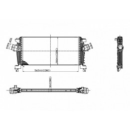 LADELUFTKÜHLER OPEL ASTRA H...
