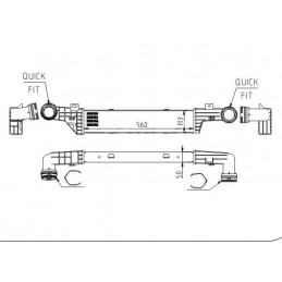LADELUFTKÜHLER DB W210 E220...