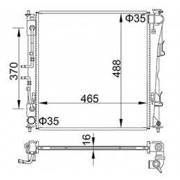 KÜHLER KIA OPTIMA 2.0 12-...