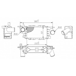 LUFTKÜHLER VECTRA B 1.7TD...