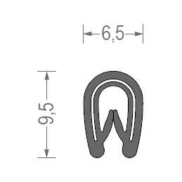 GEDICHTETER PVC 1-2MM...