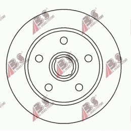 BREMSSCHEIBE. VW T2 86-92...