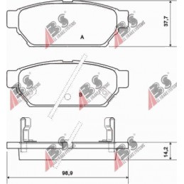 BRAKE CLIPS. MITSUBISHI...