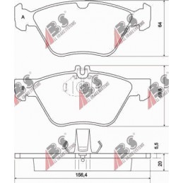 BRAKE CLIPS. MERCEDES W210...