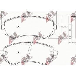 BRAKE CLIPS. NISSAN ALMERA...