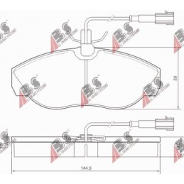 BRAKE CLIPS. FIAT DUCATO...