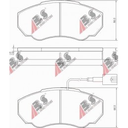 BREMSBELÄGE FIAT DUCATO...