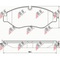 BREMSBELÄGE VW CRAFTER 06-...