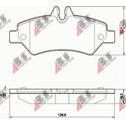 BRAKE CLIPS. VW CRAFTER 06-...