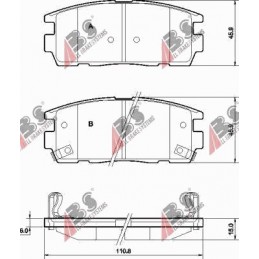 BREMSBELÄGE. OPEL ANTARA...