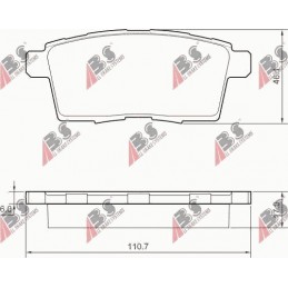 BREMSBELÄGE. MAZDA CX-7 07-...