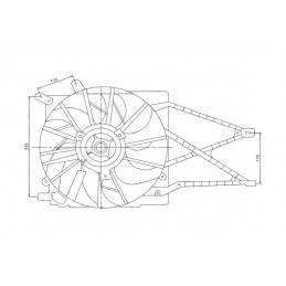 KÜHLERVENTILATOR OPEL ASTRA...