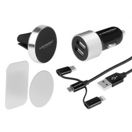 Reiseset: Ladegerät 2x USB...