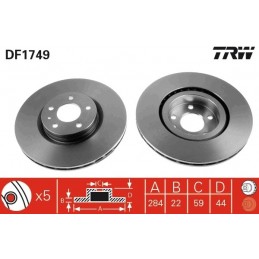 Bremsscheibe Fiat Doblo 09...
